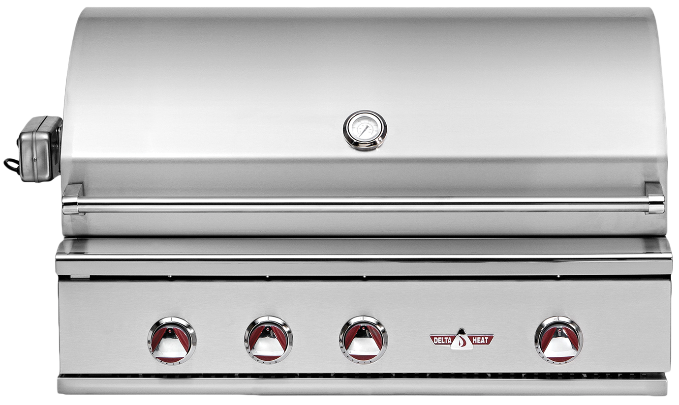38 inch stainless steel built-in grill