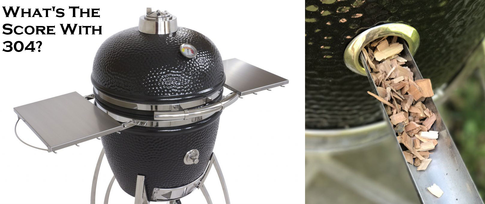 Saffire Kamado Grills with Smokin' Chip Feeder